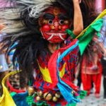 Celebration of Lakhe Naach in Pashupati Academy.